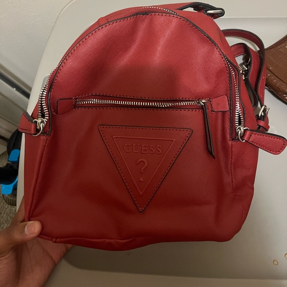 Guess Bags Guess Red Mini Backpack Poshmark